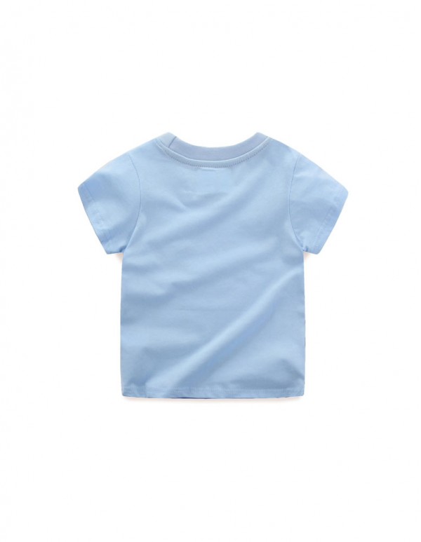 Jumping Meters-Blue Half Sleeves T-Shirt