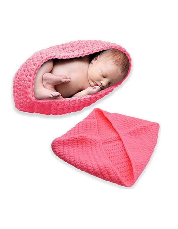 Newborn Baby's Lovely Knitted Chunky Cocoon Nest Pod -Photoshoot Props