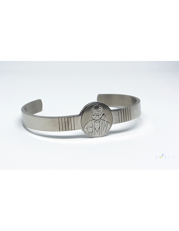  Premium Finish Stainless Steel  SAIBABA Cuff  for Men and Women 