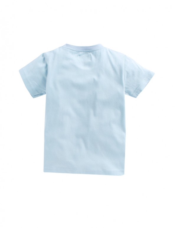 Boys Blue Combo T-Shirts (Pack of 2)