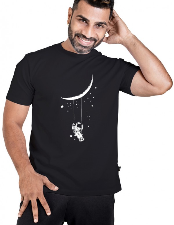  Men's Crew Neck Custom Printed Tee - Astronaut 